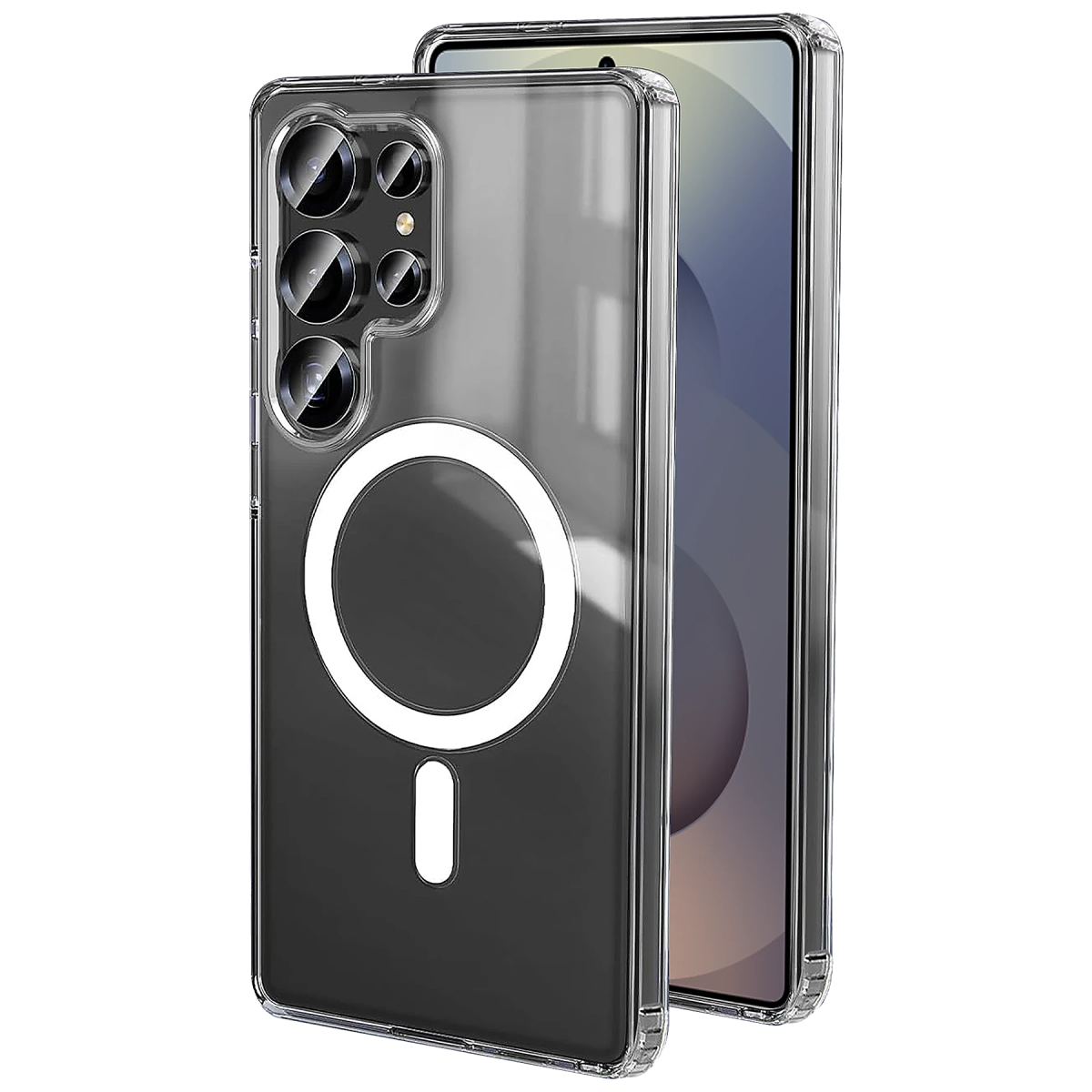 Samsung Galaxy S26 Ultra Magneticsafe Şeffaf Silikon - Şeffaf