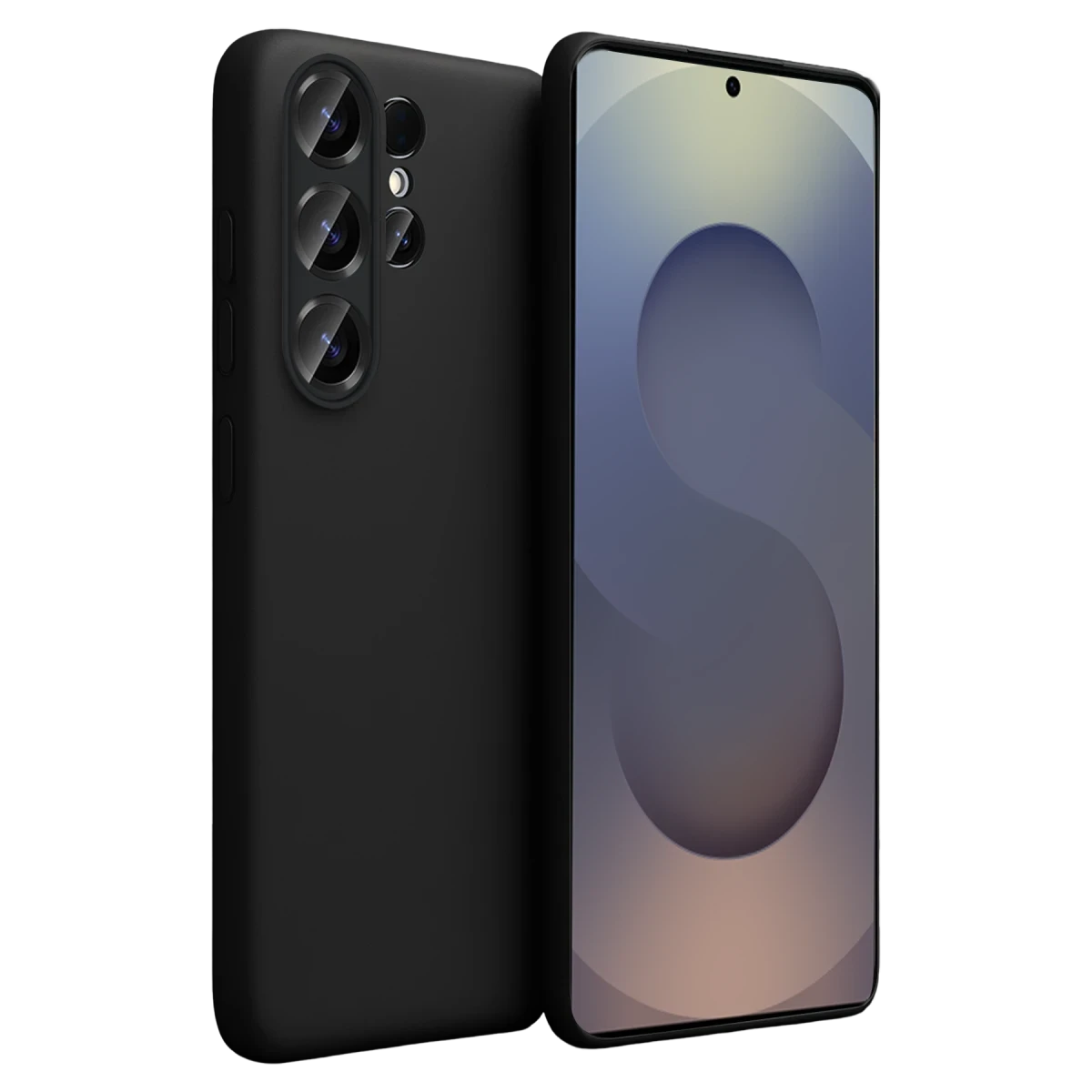 Samsung Galaxy S26 Ultra Nano içi Kadife Silikon - Siyah