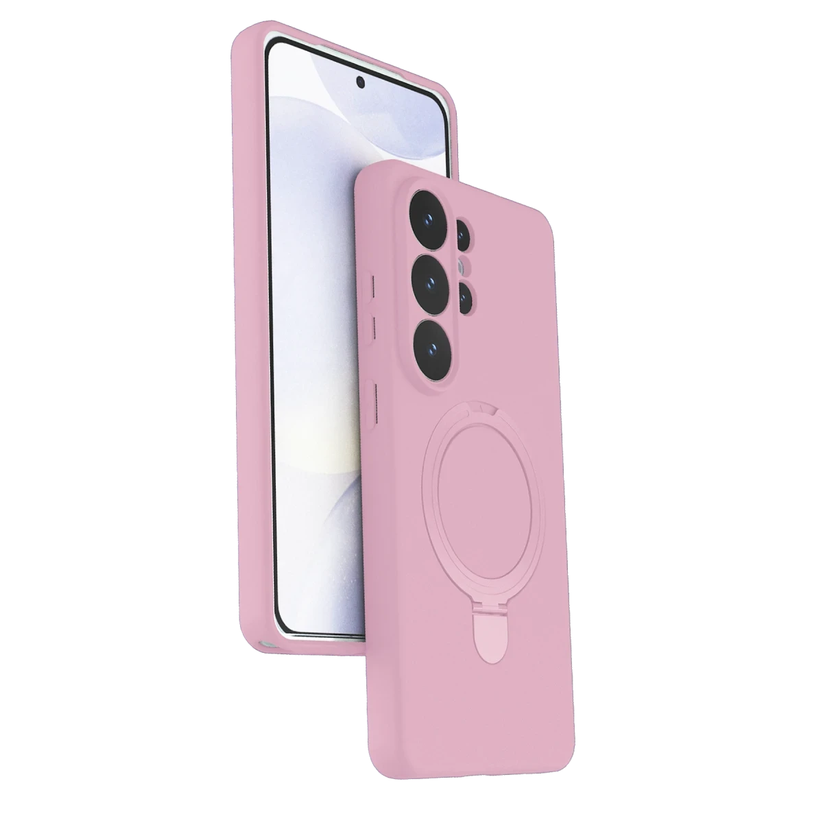 Samsung Galaxy S26 Ultra Regal Magsafe Standlı Kapak - Açık Pembe