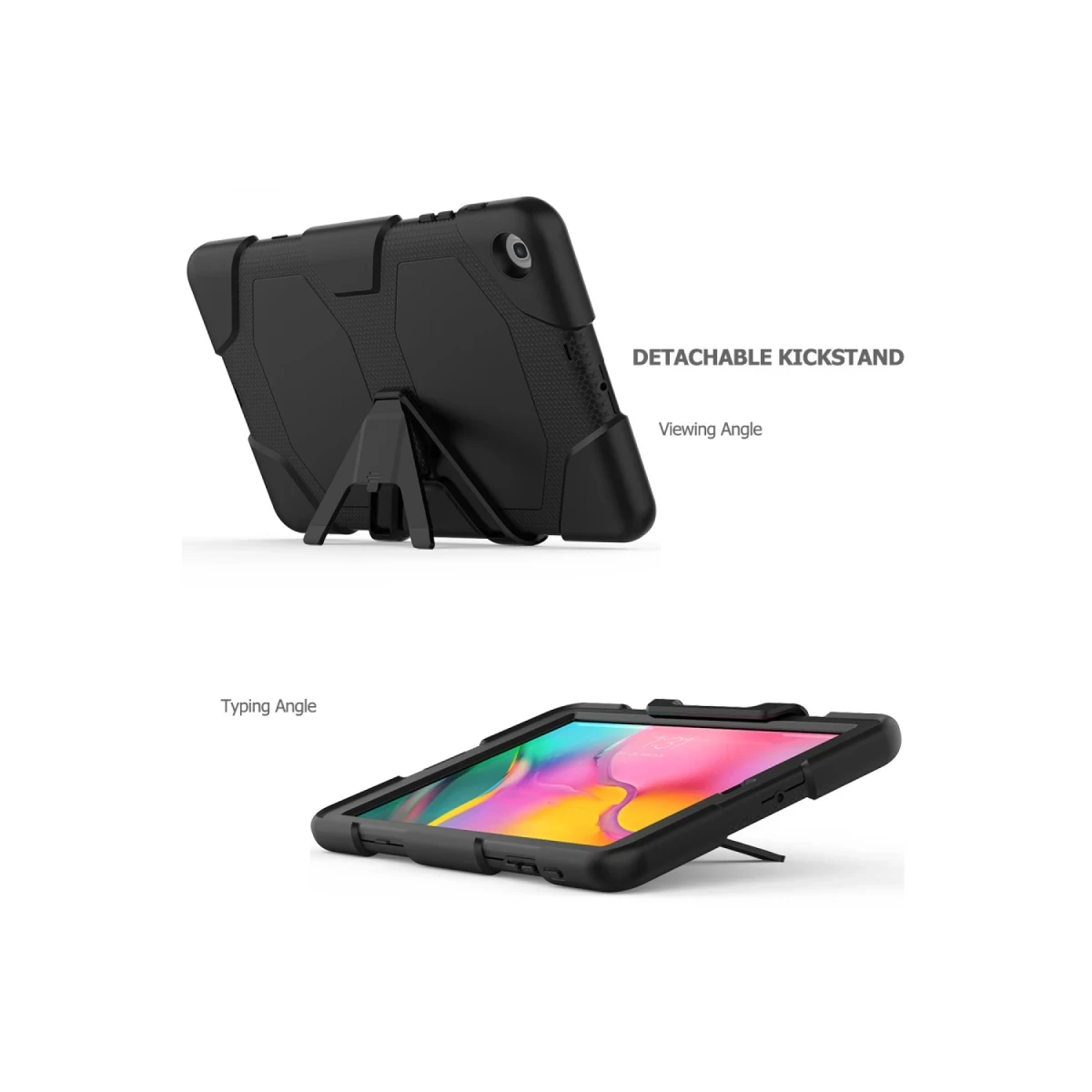 Samsung Galaxy T510 Tab A 10.1 Kılıf Griffin Tablet Kapak - Siyah