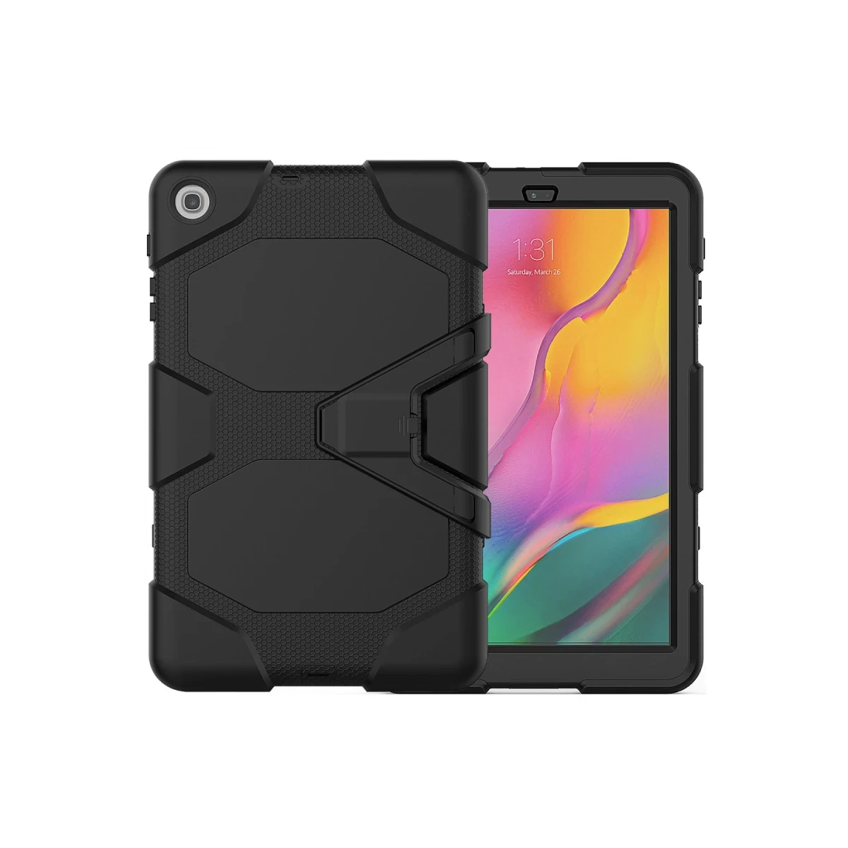 Samsung Galaxy T510 Tab A 10.1 Kılıf Griffin Tablet Kapak - Siyah
