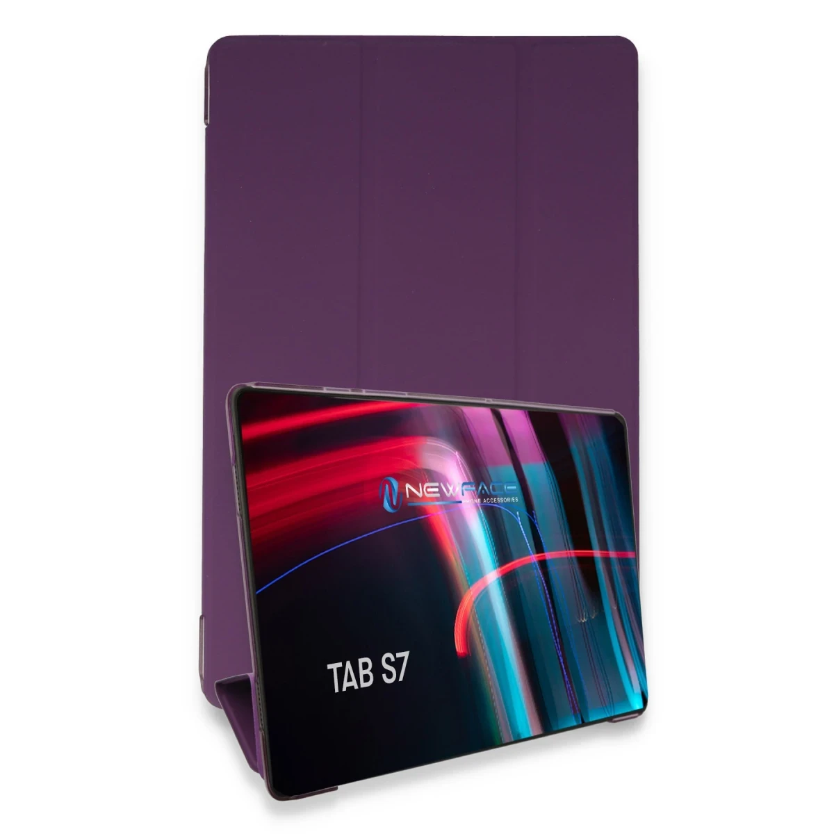 Samsung Galaxy T870 Tab S7 11 Kılıf Tablet Smart Kılıf - Mor