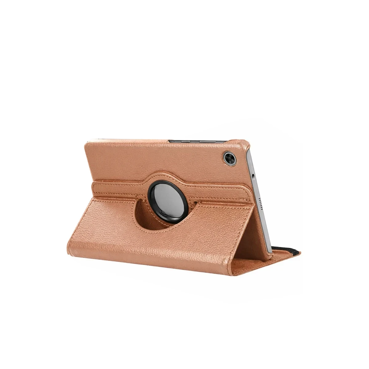 Samsung Galaxy Tab A11 360 Tablet Deri Kılıf - Rose Gold