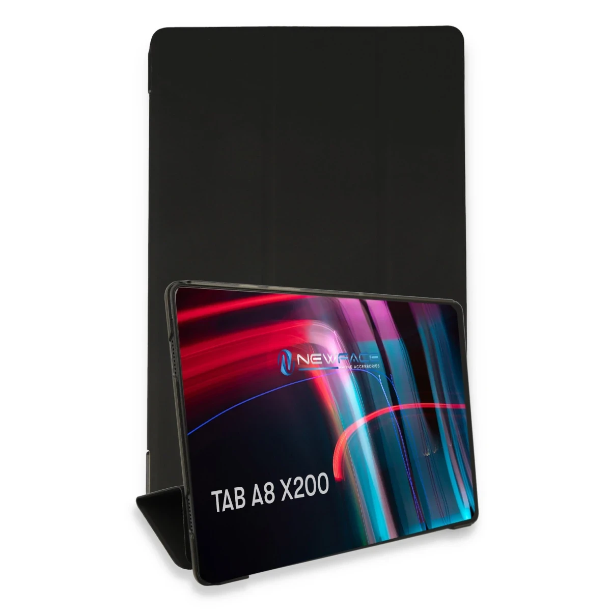 Samsung Galaxy X200 Tab A8 10.5 Kılıf Tablet Smart Kılıf - Siyah