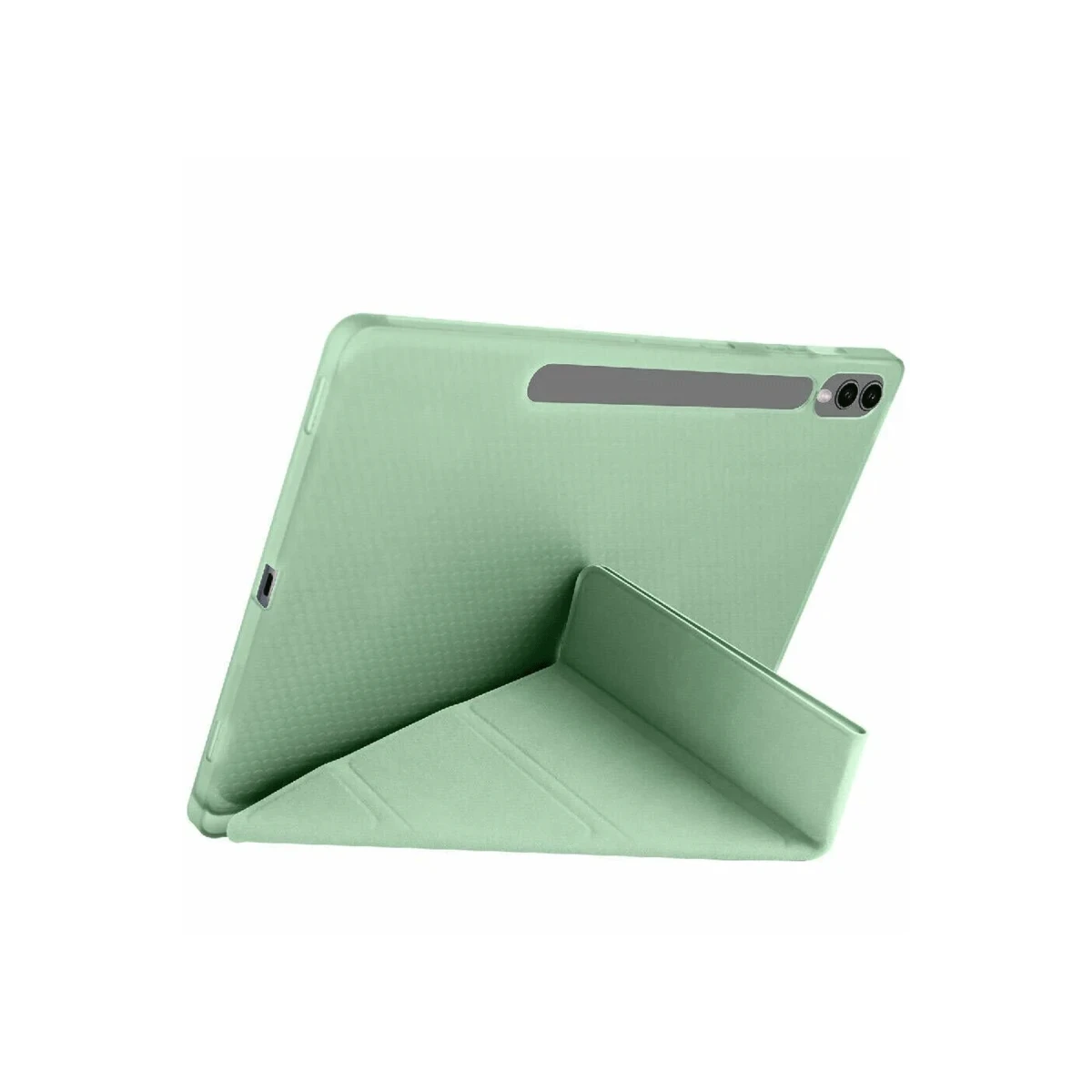 Samsung Galaxy X510 Tab S9 FE 11 Kılıf Kalemlikli Mars Tablet Kılıfı - Açık Yeşil