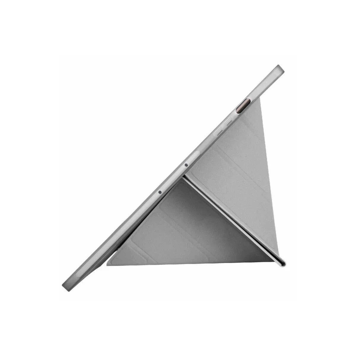 Samsung Galaxy X510 Tab S9 FE 11 Kılıf Kalemlikli Mars Tablet Kılıfı - Koyu Gri