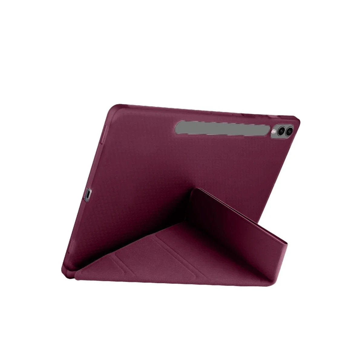 Samsung Galaxy X510 Tab S9 FE 11 Kılıf Kalemlikli Mars Tablet Kılıfı - Mürdüm