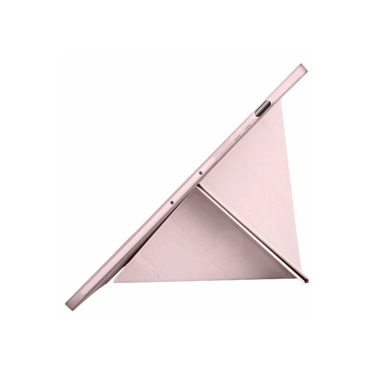 Samsung Galaxy X510 Tab S9 FE 11 Kılıf Kalemlikli Mars Tablet Kılıfı - Rose Gold