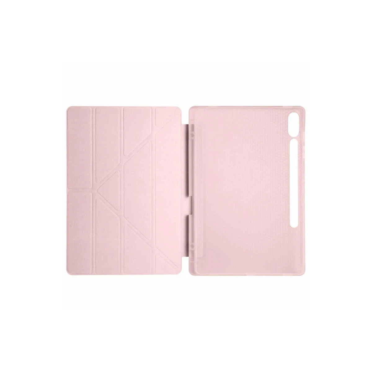 Samsung Galaxy X510 Tab S9 FE 11 Kılıf Kalemlikli Mars Tablet Kılıfı - Rose Gold