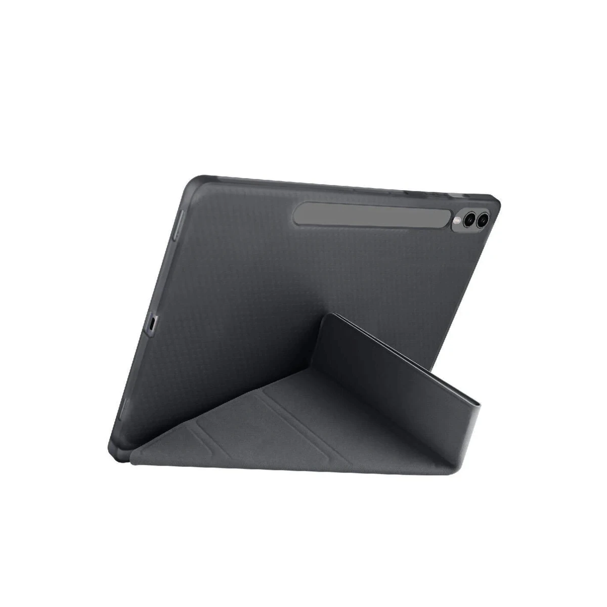 Samsung Galaxy X510 Tab S9 FE 11 Kılıf Kalemlikli Mars Tablet Kılıfı - Siyah