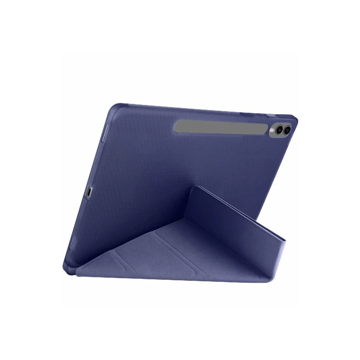 Samsung Galaxy X610 Tab S9 FE Plus 12.4 Kılıf Kalemlikli Mars Tablet Kılıfı - Lacivert