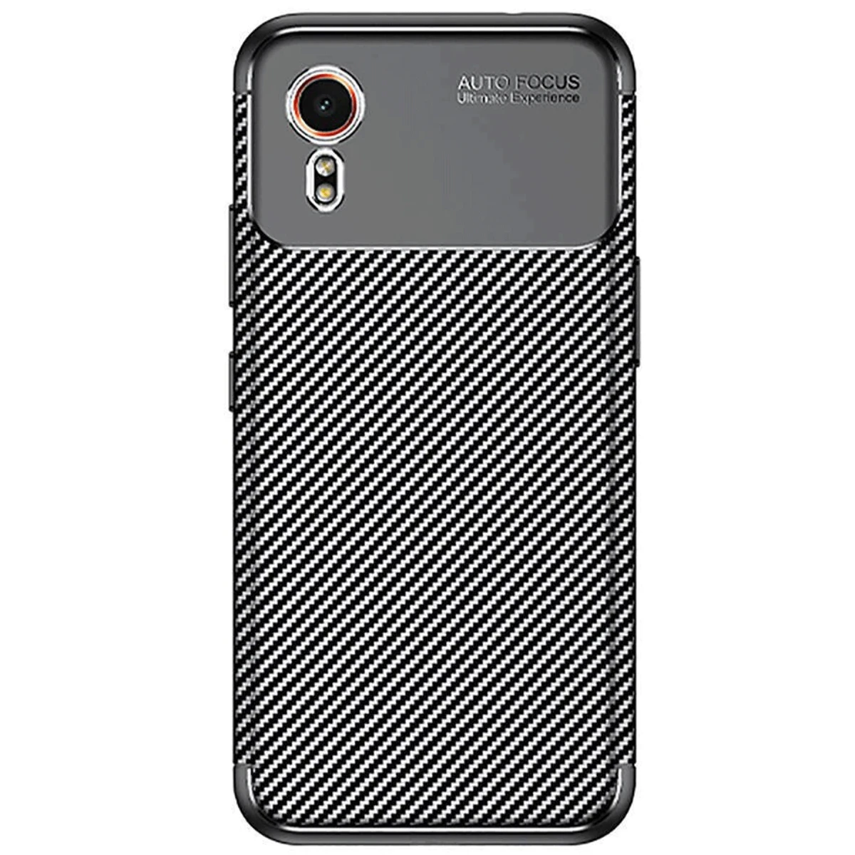 Samsung Galaxy XCover 7 Kılıf Auto Focus Karbon Kapak - Siyah
