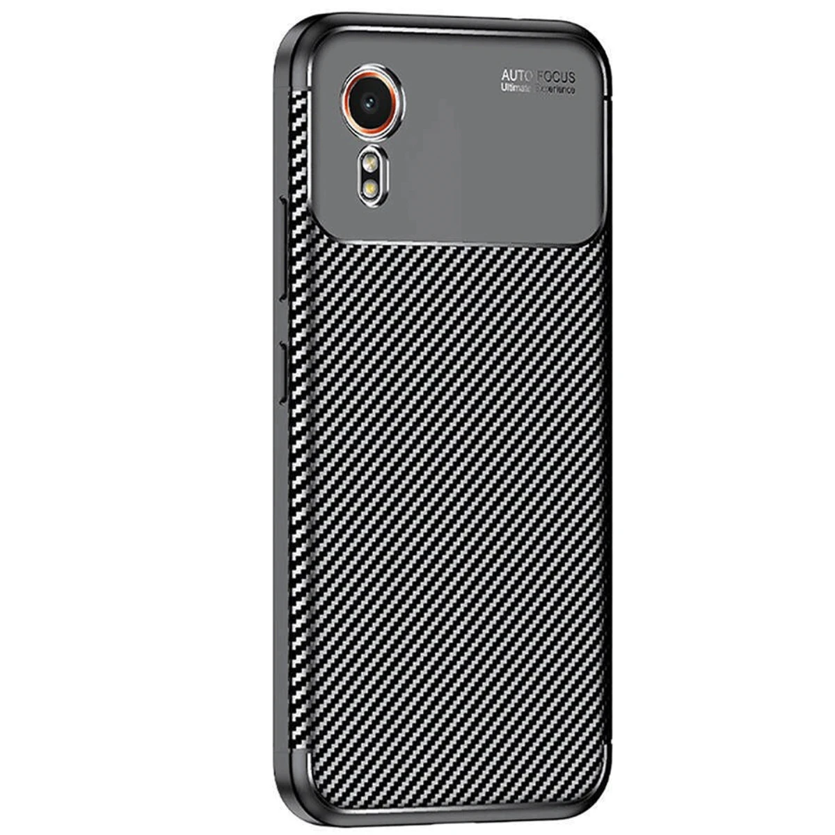 Samsung Galaxy XCover 7 Kılıf Auto Focus Karbon Kapak - Siyah