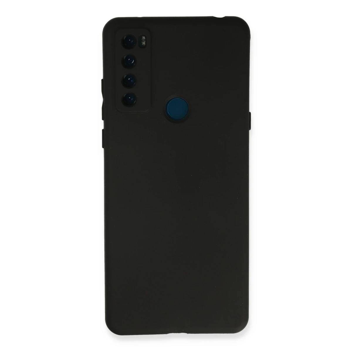 TCL 20 SE Kılıf First Silikon - Siyah