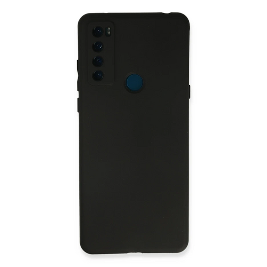 TCL 20 SE Kılıf First Silikon - Siyah