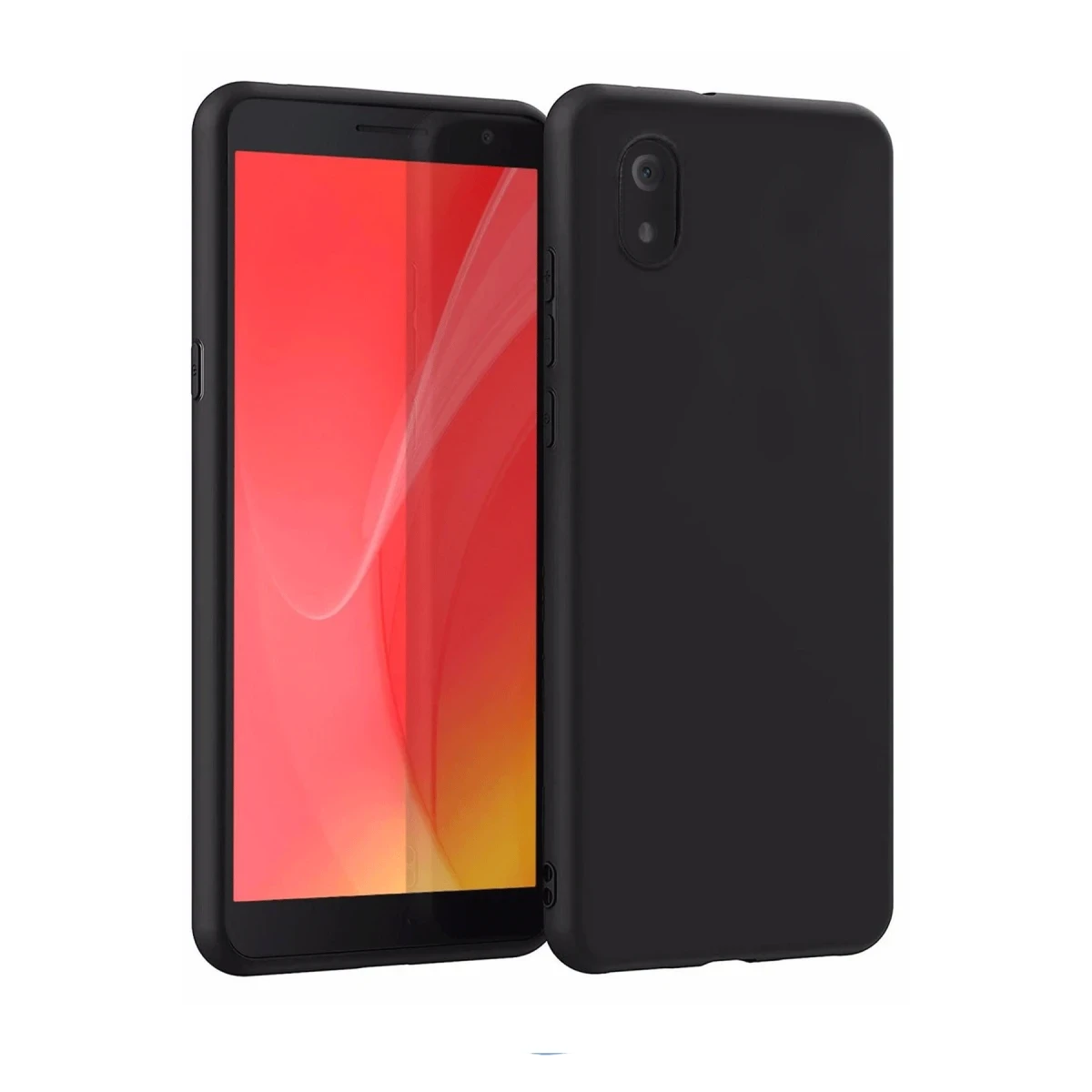 TCL L7 Kılıf First Silikon - Siyah