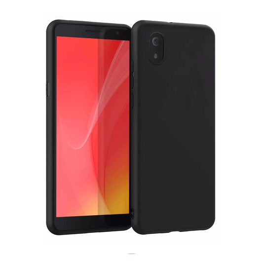 TCL L7 Kılıf First Silikon - Siyah