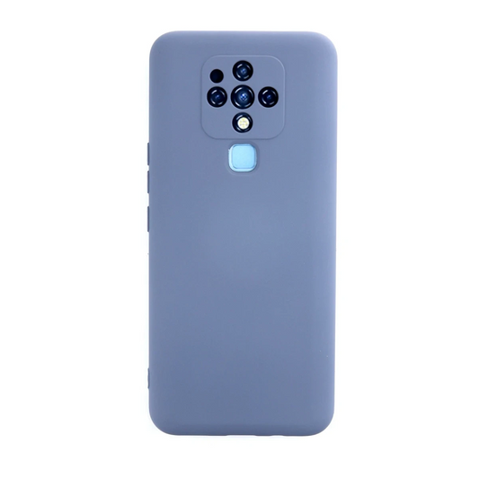 Tecno Camon 16 Kılıf Nano içi Kadife Silikon - Gri