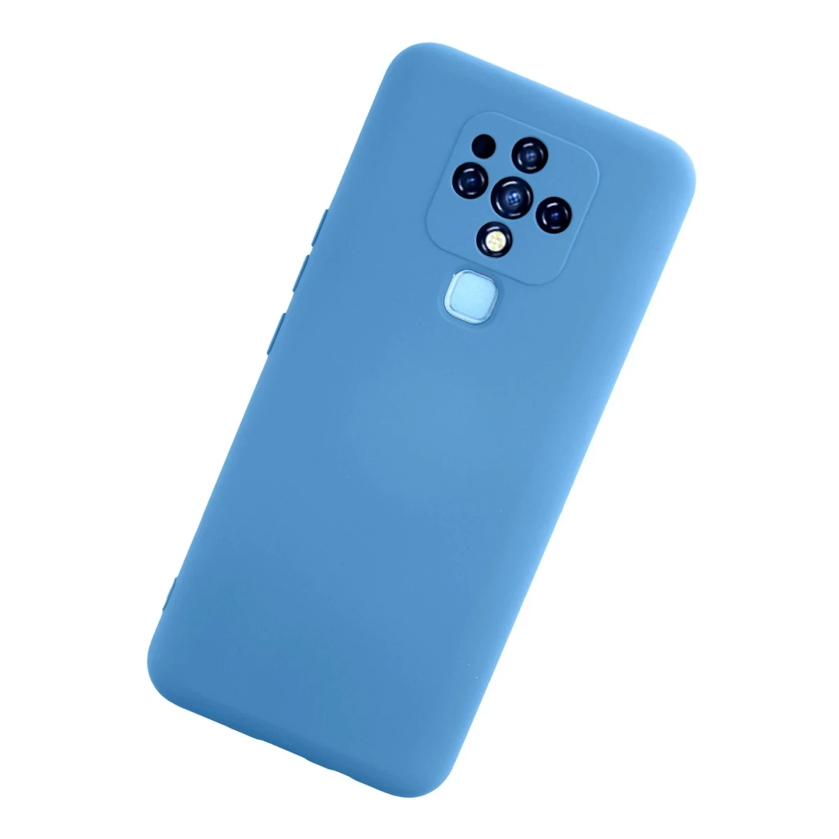 Tecno Camon 16 Kılıf Nano içi Kadife Silikon - Mavi