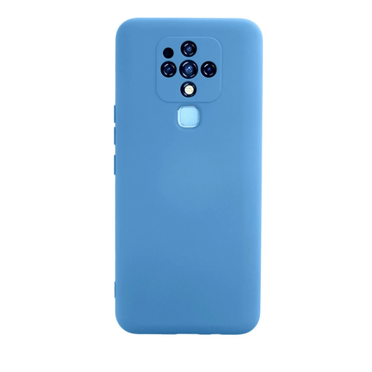 Tecno Camon 16 Kılıf Nano içi Kadife Silikon - Mavi
