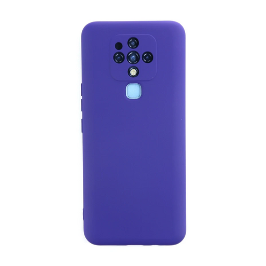 Tecno Camon 16 Kılıf Nano içi Kadife Silikon - Mor