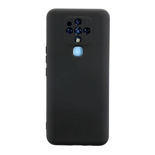 Tecno Camon 16 Kılıf Nano içi Kadife Silikon - Siyah