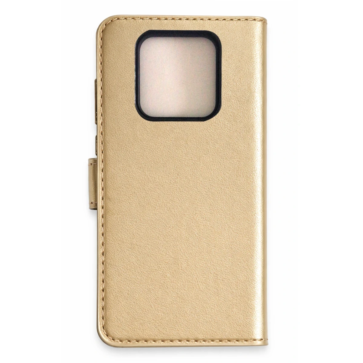 Tecno Camon 16 Prime Trend S Plus Kapaklı Kılıf - Gold
