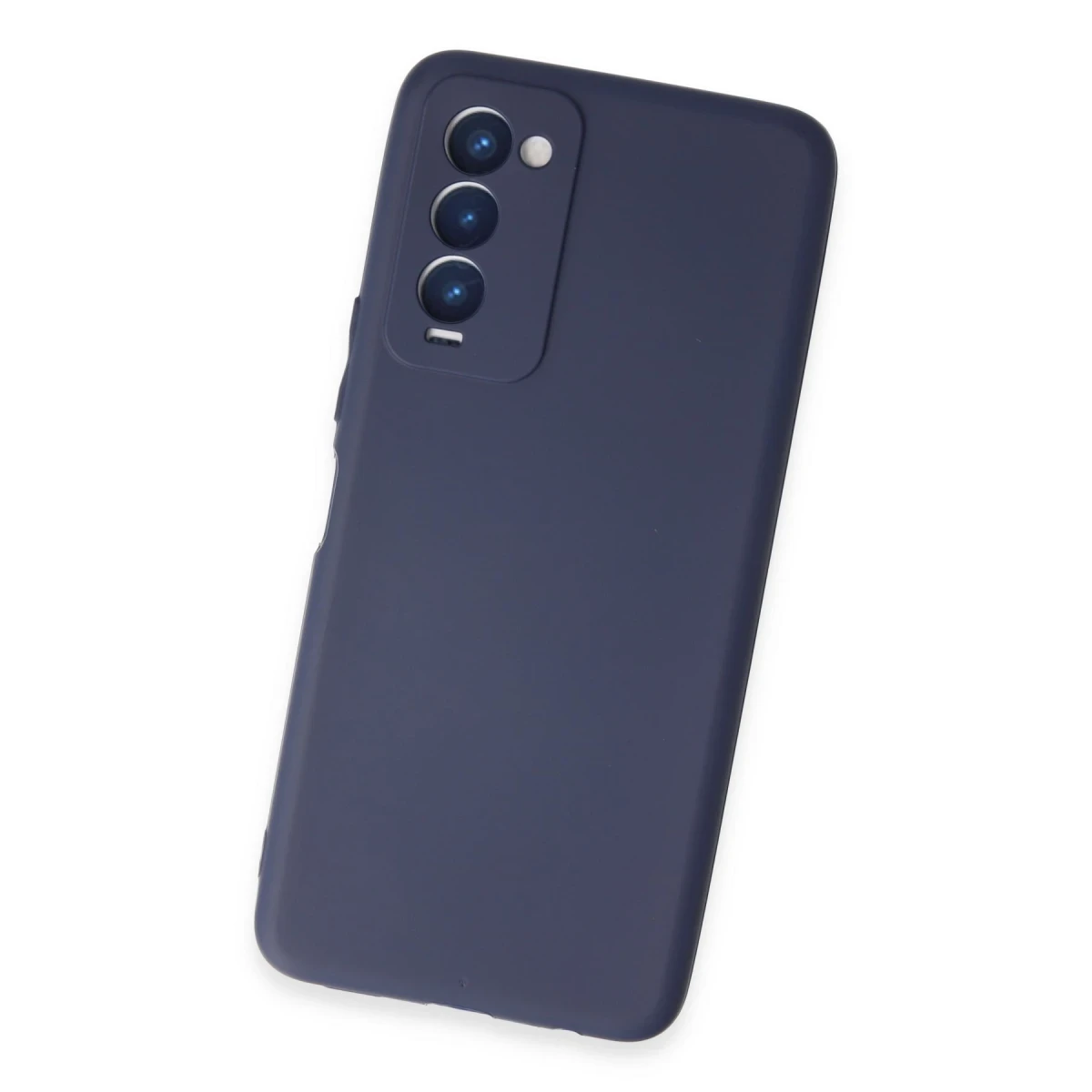 Tecno Camon 18 Kılıf First Silikon - Lacivert