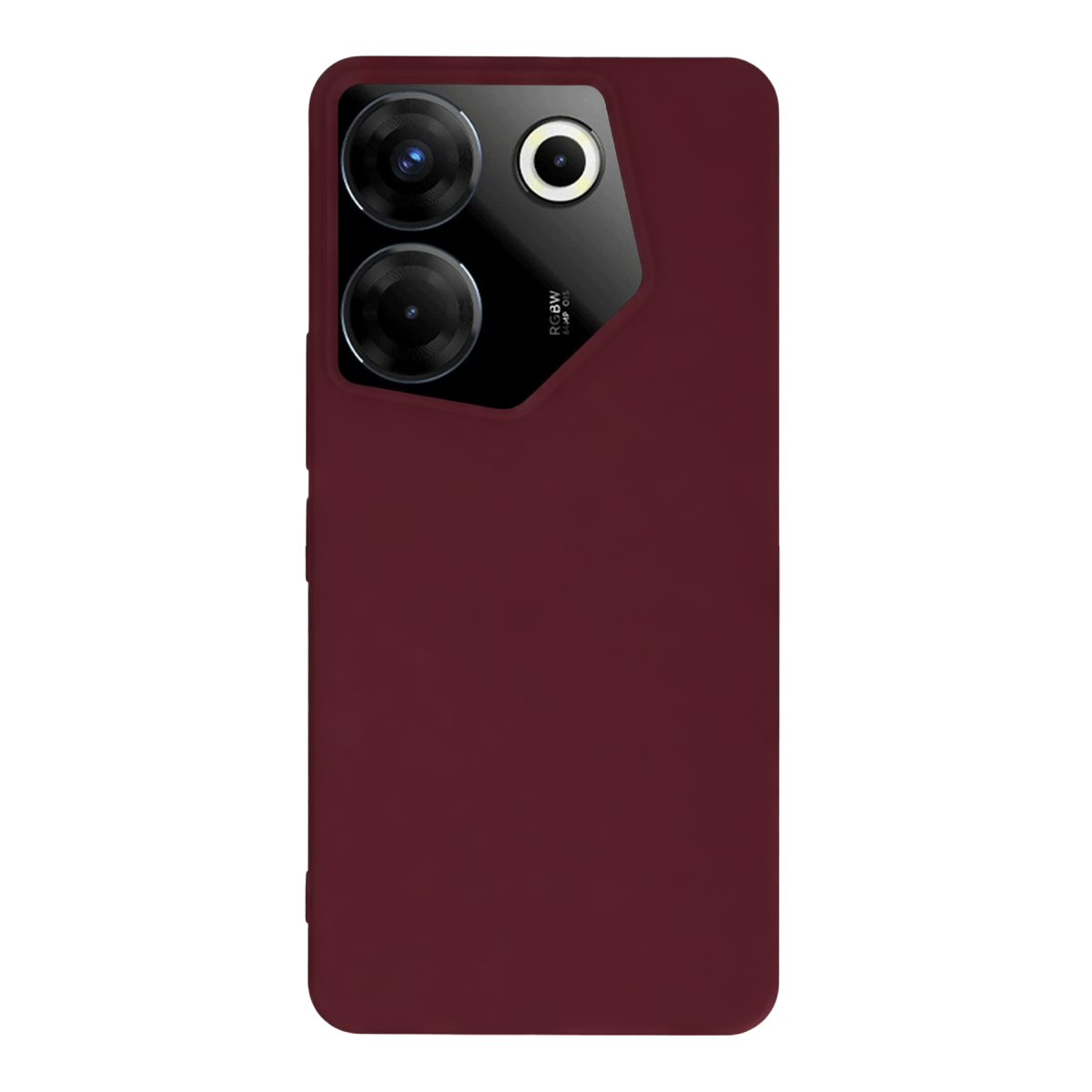 Tecno Camon 20 Pro 5G Kılıf First Silikon - Bordo