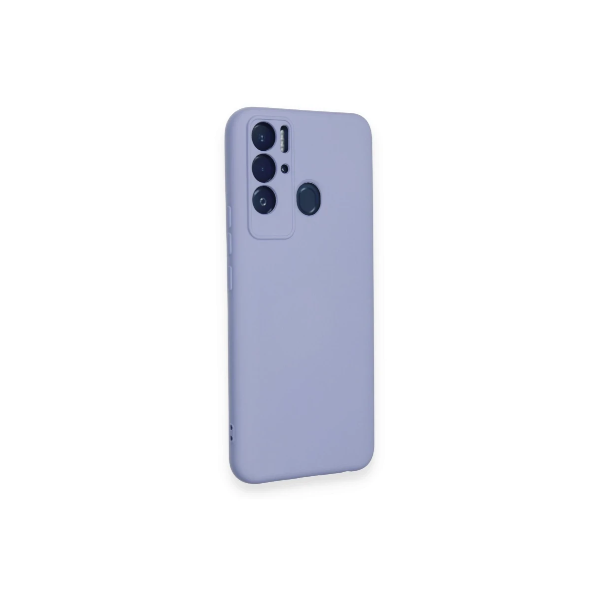 Tecno Pova Neo Kılıf Nano içi Kadife Silikon - Lila
