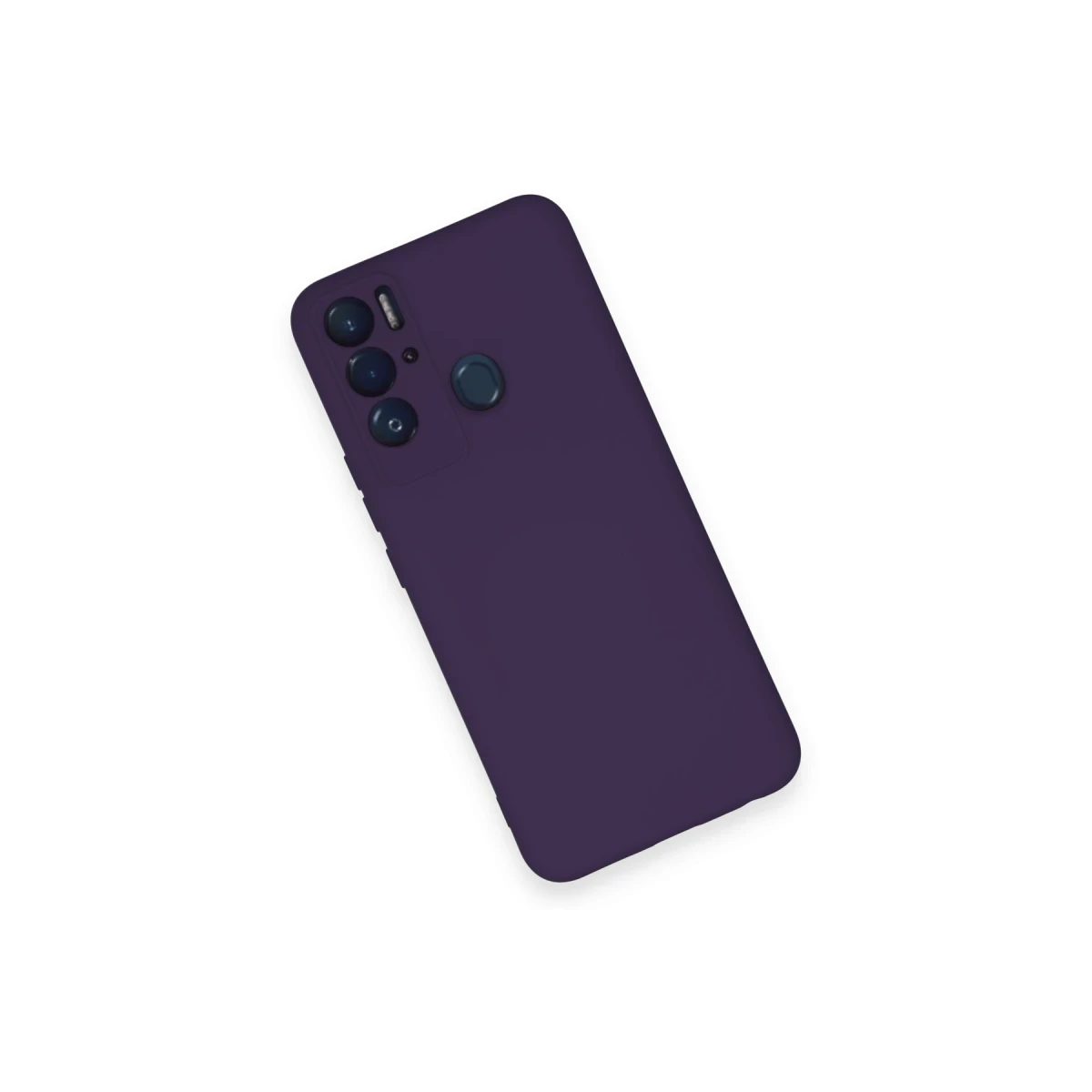 Tecno Pova Neo Kılıf Nano içi Kadife Silikon - Mor