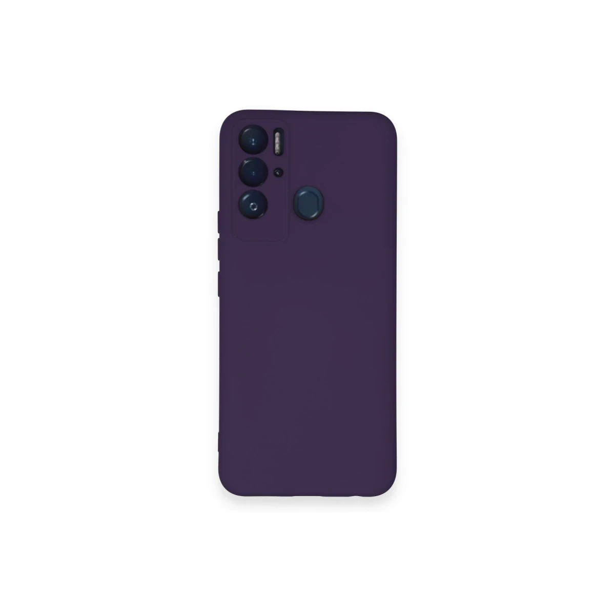 Tecno Pova Neo Kılıf Nano içi Kadife Silikon - Mor