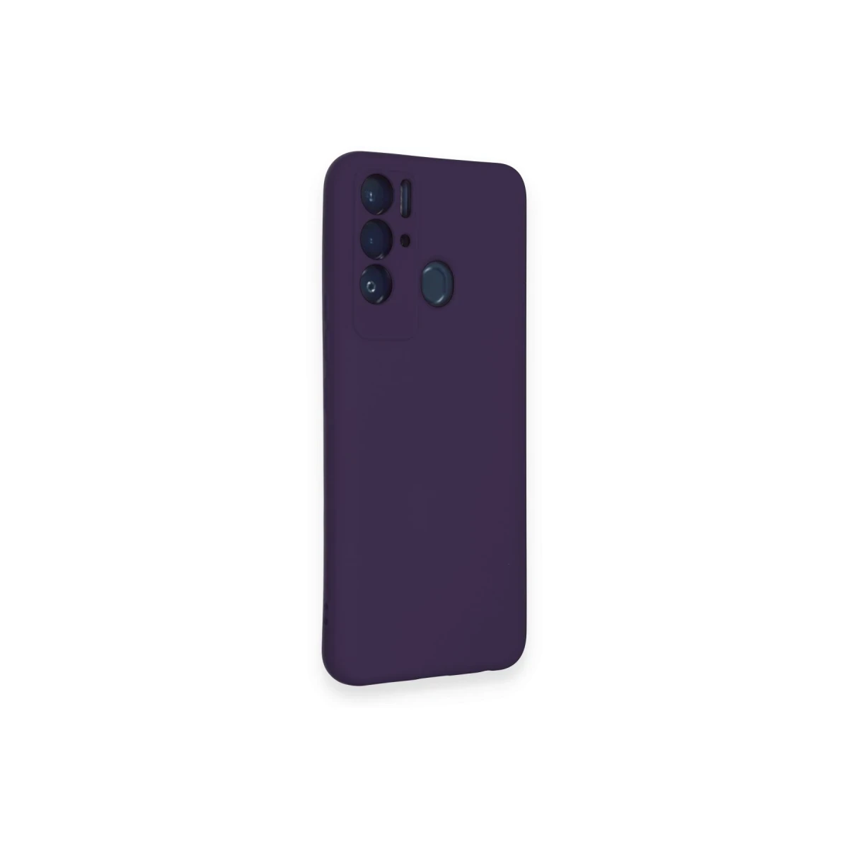Tecno Pova Neo Kılıf Nano içi Kadife Silikon - Mor