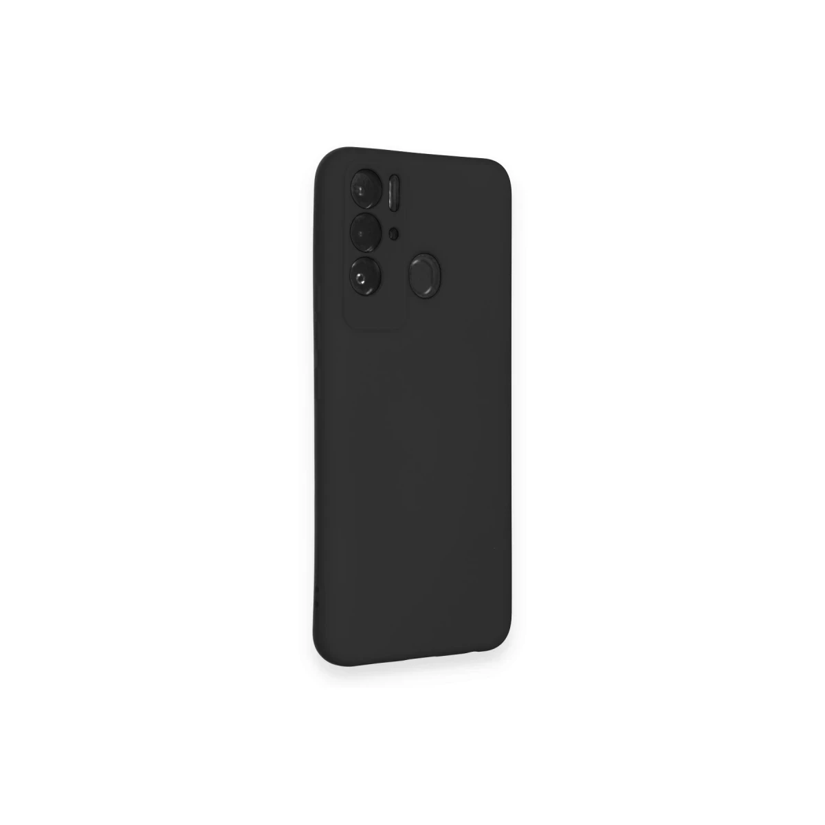 Tecno Pova Neo Kılıf Nano içi Kadife Silikon - Siyah