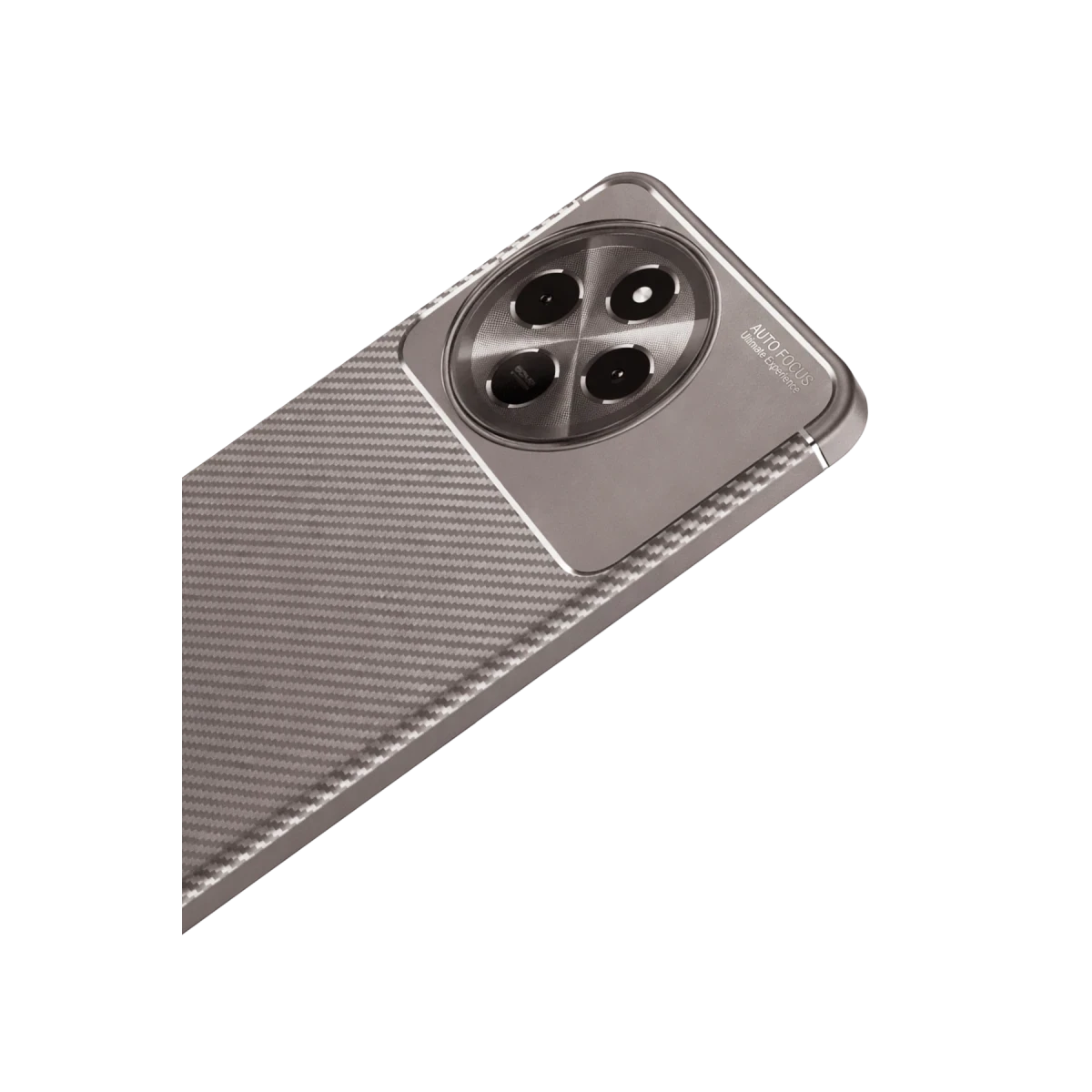 Tecno Spark 30 Pro Kılıf Auto Focus Karbon Kapak - Gri
