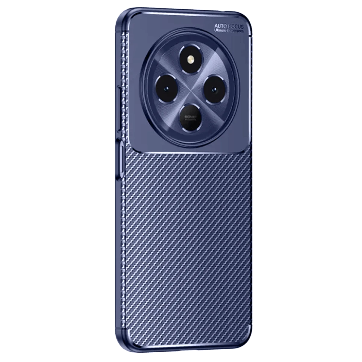 Tecno Spark 30C Kılıf Auto Focus Karbon Kapak - Lacivert