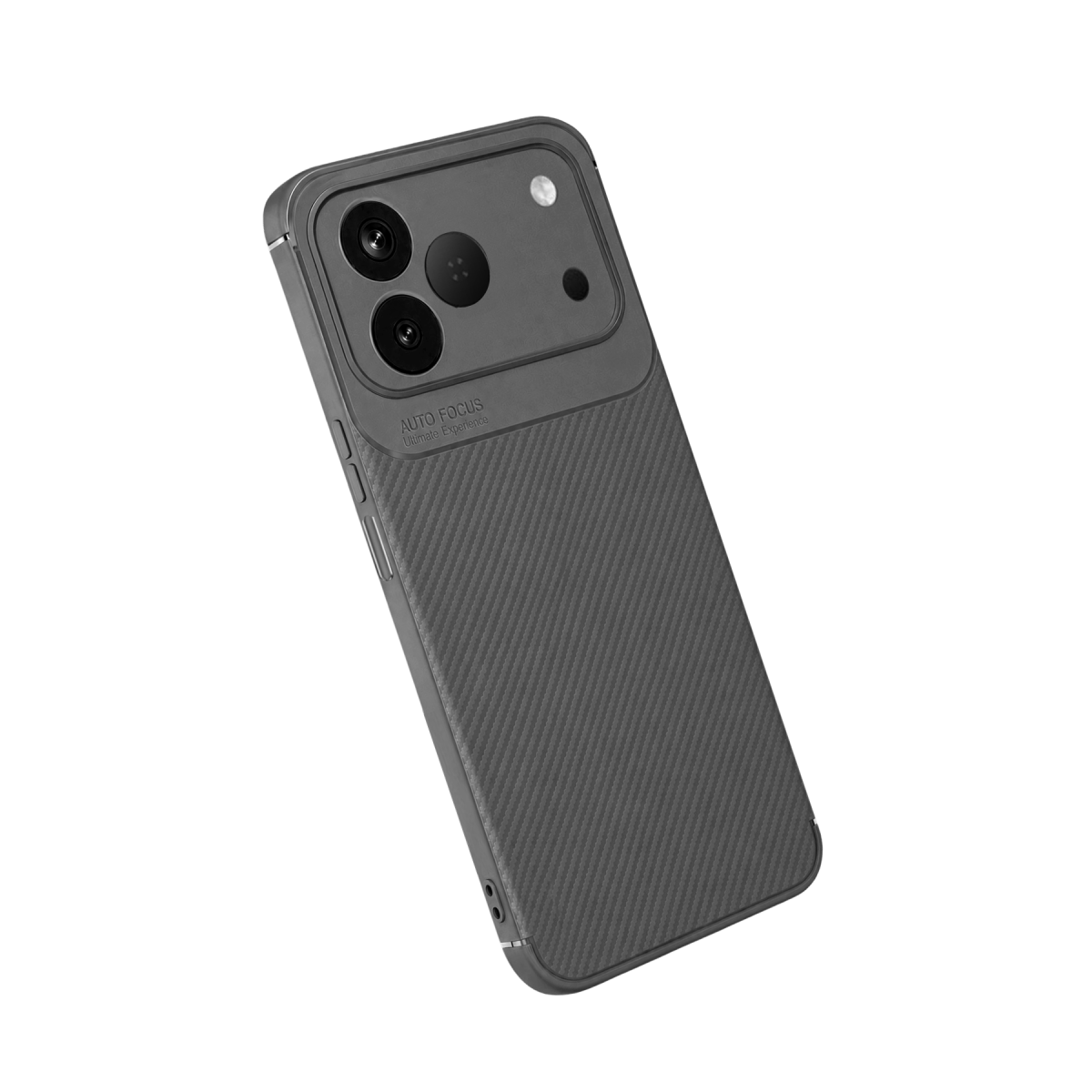 Tecno Spark 50 4G Auto Focus Karbon Kapak - Gri