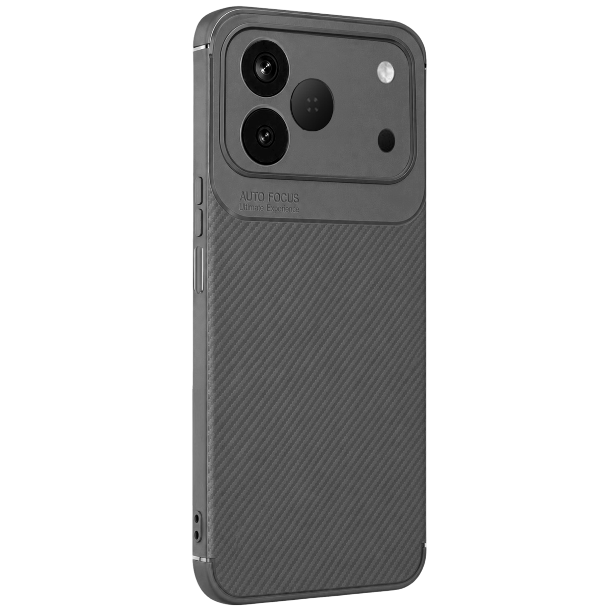 Tecno Spark 50 4G Auto Focus Karbon Kapak - Gri