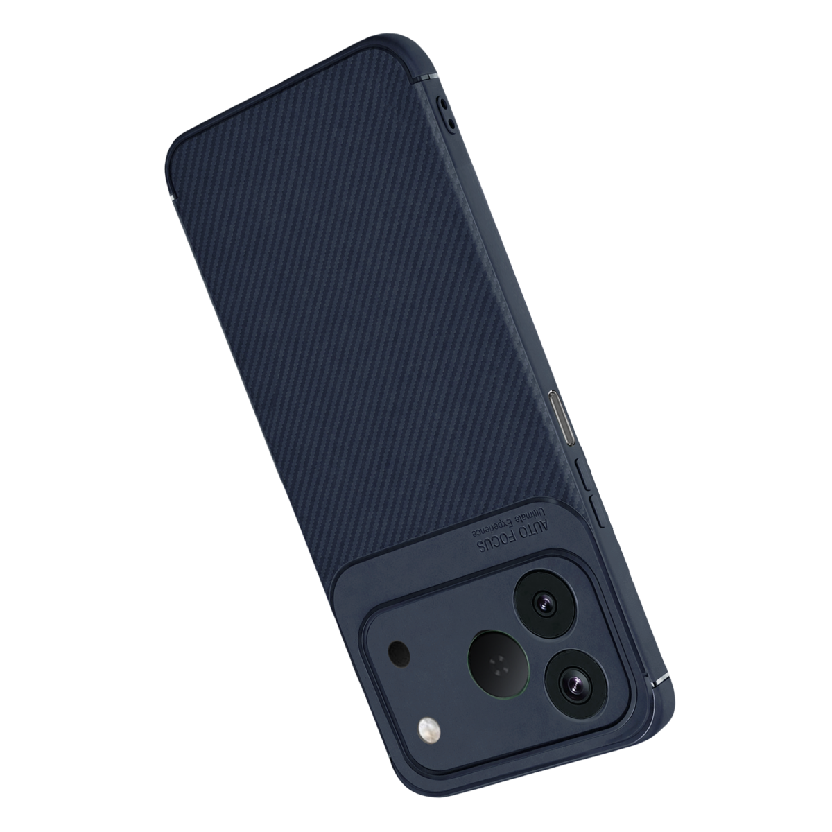 Tecno Spark 50 4G Auto Focus Karbon Kapak - Lacivert