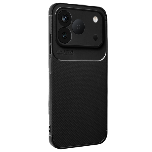 Tecno Spark 50 4G Auto Focus Karbon Kapak - Siyah