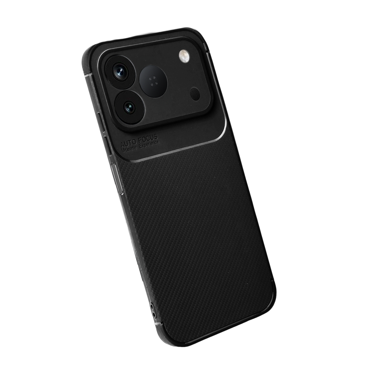 Tecno Spark 50 4G Auto Focus Karbon Kapak - Siyah