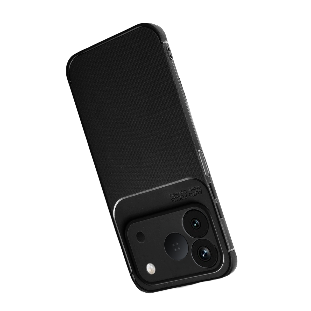 Tecno Spark 50 4G Auto Focus Karbon Kapak - Siyah
