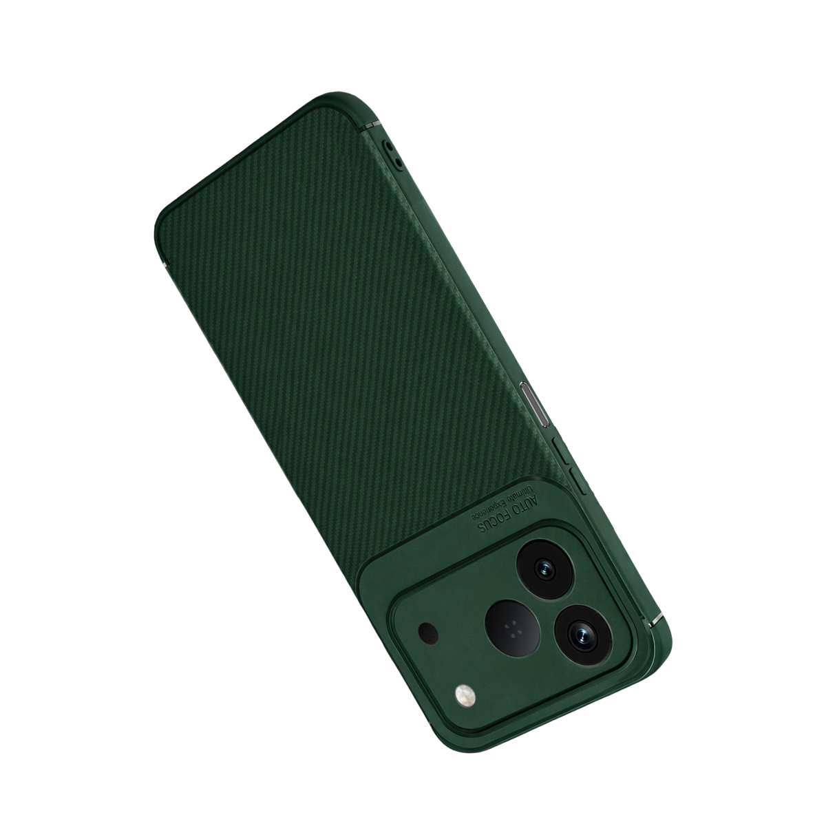 Tecno Spark 50 4G Auto Focus Karbon Kapak - Yeşil