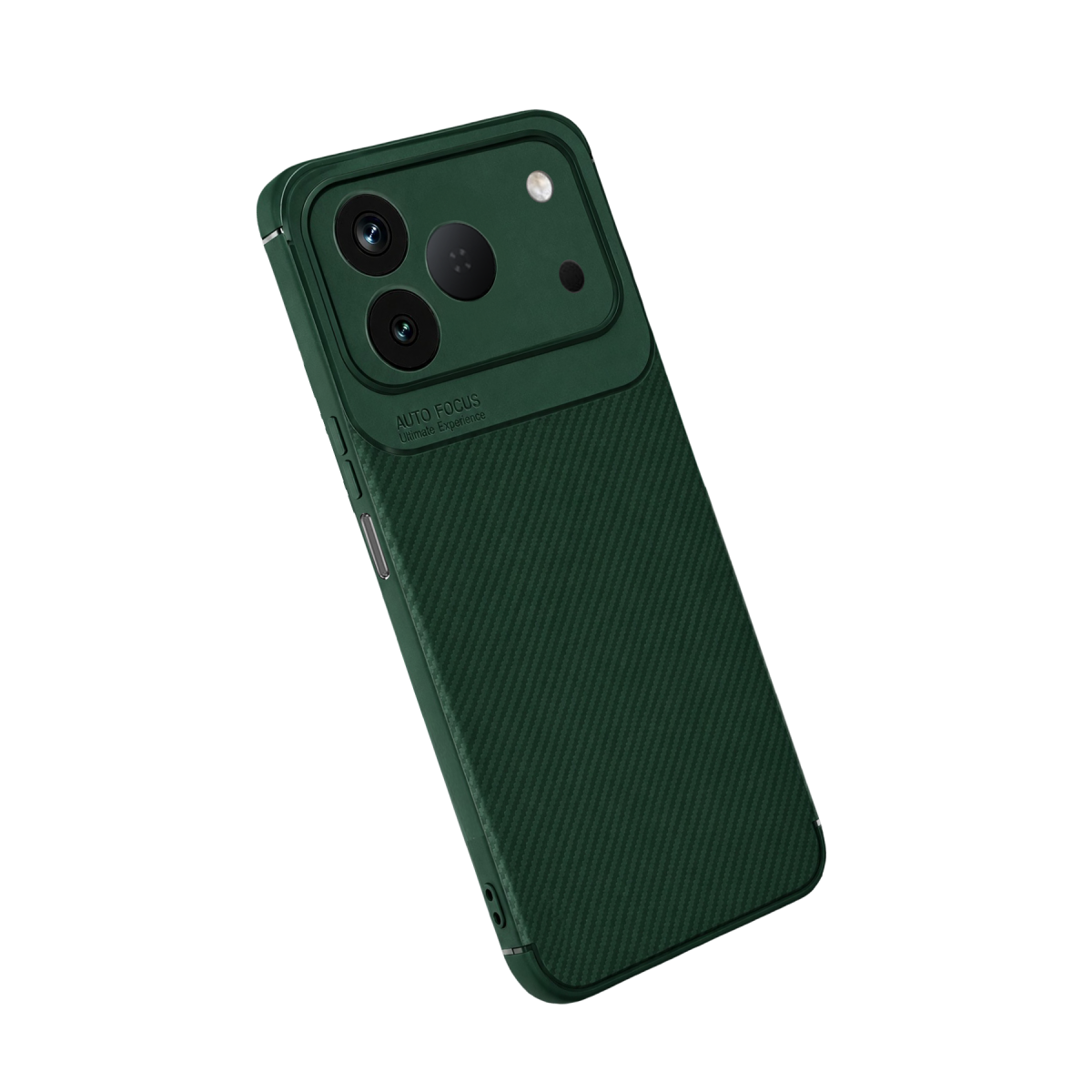 Tecno Spark 50 4G Auto Focus Karbon Kapak - Yeşil