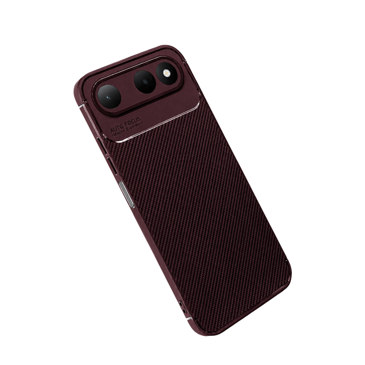 Tecno Spark 50 5G Auto Focus Karbon Kapak - Bordo