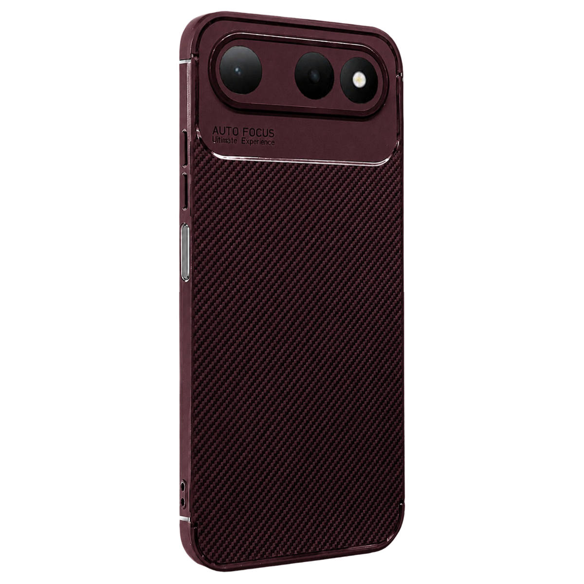 Tecno Spark 50 5G Auto Focus Karbon Kapak - Bordo