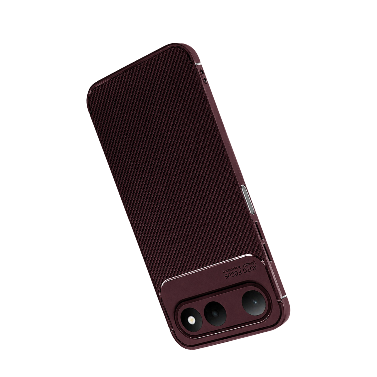 Tecno Spark 50 5G Auto Focus Karbon Kapak - Bordo
