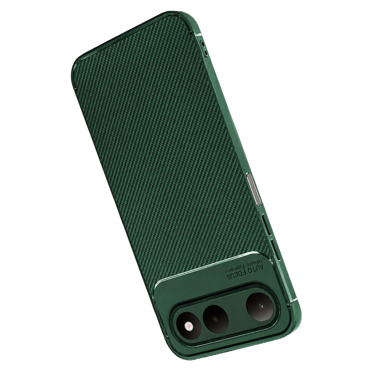 Tecno Spark 50 5G Auto Focus Karbon Kapak - Yeşil