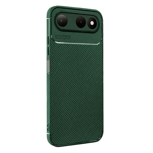 Tecno Spark 50 5G Auto Focus Karbon Kapak - Yeşil