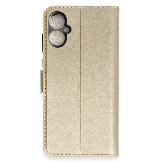 Tecno Spark 9 Pro Trend S Plus Kapaklı Kılıf - Gold